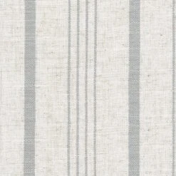 HomePop Emerson Wood & Fabric Stripe Pattern Wingback Accent Chair In White/Blue -Chair Promotion Store 2439084 8 L