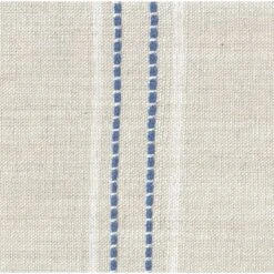 HomePop Emerson Wood & Fabric Stripe Pattern Wingback Accent Chair In White/Blue -Chair Promotion Store 2439085 8 L