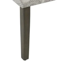 HomePop 38" Traditional Fabric Parsons Dining Chairs In Blue Finish (Set Of 2) -Chair Promotion Store 2439163 6 L