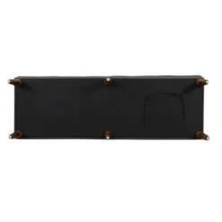 HomePop Layla Traditional Wood And Fabric Tufted Bench In Natural/Pink -Chair Promotion Store 2439284 5 L