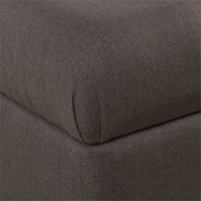 HomePop Ainsley Traditional Fabric Button Tufted Storage Bench In Light Blue 17 HomePop Ainsley Traditional Fabric Button Tufted Storage Bench In Light Blue - Image 17