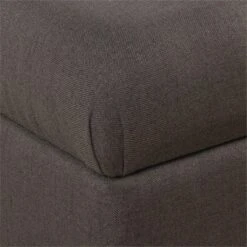 HomePop Ainsley Traditional Fabric Button Tufted Storage Bench In Cream Finish -Chair Promotion Store 2439362 6 L