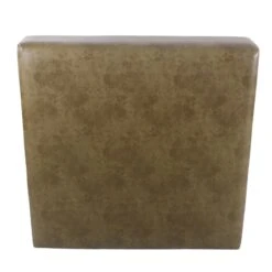 HomePop Square Transitional Wood And Vegan Faux Leather Ottoman In Light Brown 11 HomePop Square Transitional Wood And Vegan Faux Leather Ottoman In Light Brown -Chair Promotion Store 2507399 3 L