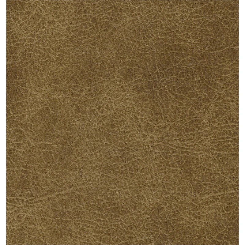 HomePop Square Transitional Wood And Vegan Faux Leather Ottoman In Light Brown 6 HomePop Square Transitional Wood And Vegan Faux Leather Ottoman In Light Brown - Image 6