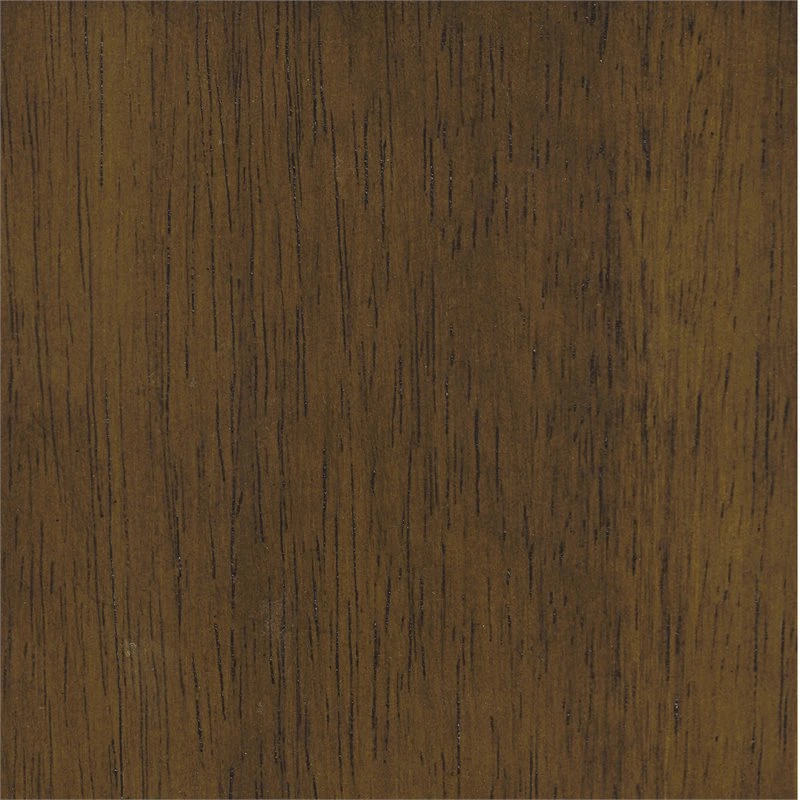 HomePop Square Transitional Wood And Vegan Faux Leather Ottoman In Light Brown 7 HomePop Square Transitional Wood And Vegan Faux Leather Ottoman In Light Brown - Image 7