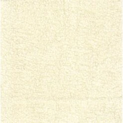 HomePop Square Transitional Metal And Faux Sheepskin Fabric Ottoman In Cream -Chair Promotion Store 2507401 7 L