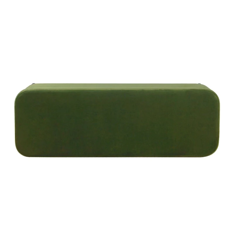 HomePop 17.5" Large Modern Sustainable Woven Fabric Storage Bench In Gray 19 HomePop 17.5" Large Modern Sustainable Woven Fabric Storage Bench In Gray - Image 19