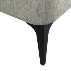 HomePop 17.5" Large Modern Sustainable Woven Fabric Storage Bench In Gray 29 HomePop 17.5" Large Modern Sustainable Woven Fabric Storage Bench In Gray -Chair Promotion Store 2573864 7 L