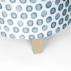 HomePop Round Transitional Fabric Storage Ottoman In Multi-Color 17 HomePop Round Transitional Fabric Storage Ottoman In Multi-Color -Chair Promotion Store 2675947 6 L