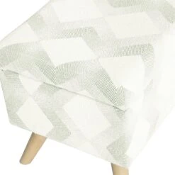 HomePop 18.5" Modern Fabric & Wood Storage Bench In Multi-Color -Chair Promotion Store 2675953 7 L