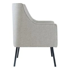 HomePop 20.9" Seat Height Modern Fabric Accent Chair In Gray -Chair Promotion Store 2675965 3 L