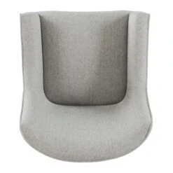 HomePop 20.9" Seat Height Modern Fabric Accent Chair In Gray -Chair Promotion Store 2675965 4 L