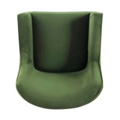 HomePop 20.9" Seat Height Modern Velvet Accent Chair In Green -Chair Promotion Store 2675967 4 L