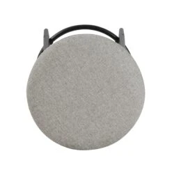 HomePop 24.5" Modern Metal & Fabric Upholstered Counter Stool In Gray -Chair Promotion Store 2675971 3 L