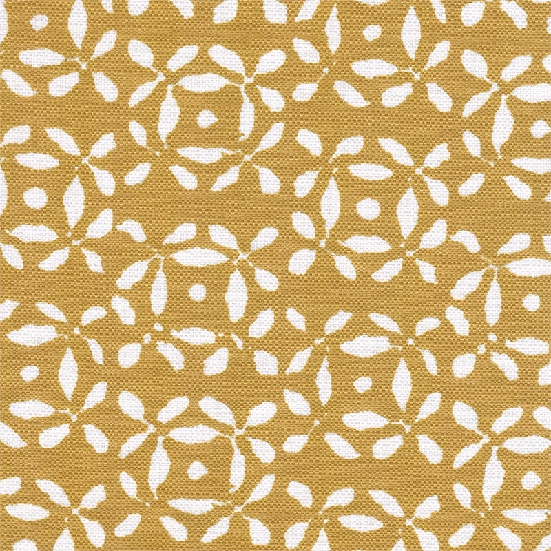 HomePop 24.5" Modern Metal & Fabric Upholstered Counter Stool In Golden Yellow 5 HomePop 24.5" Modern Metal & Fabric Upholstered Counter Stool In Golden Yellow - Image 5