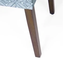 HomePop 20.5" Traditional Fabric Dining Chair In Indigo Blue (Set Of 2) -Chair Promotion Store 2675979 6 L