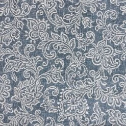 HomePop 21" Fabric Dining Chair In Blue Denim Jacobean Print (Set Of 2) -Chair Promotion Store 2762578 8 L