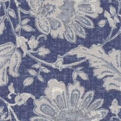 HomePop Classic Fabric Swoop Arm Chair In Light Blue Floral Print -Chair Promotion Store 2762593 7 L