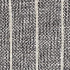 HomePop 19" Transitional Fabric Storage Ottoman With Wood Top In Gray/Navy -Chair Promotion Store 2762596 5 L