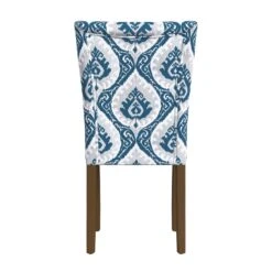 HomePop 21" Fabric Dining Chair In Blue Ikat Medallion Print (Set Of 2) 19 HomePop 21" Fabric Dining Chair In Blue Ikat Medallion Print (Set Of 2) -Chair Promotion Store 2762632 5 L