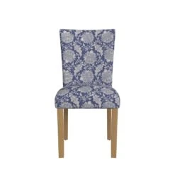 HomePop 21" Fabric Dining Chair In Blue Floral Print (Set Of 2) -Chair Promotion Store 2762633 3 L