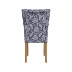 HomePop 21" Fabric Dining Chair In Blue Floral Print (Set Of 2) -Chair Promotion Store 2762633 5 L