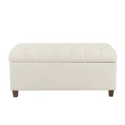 Ainsley Button Tufted Storage Bench - HomePop -Chair Promotion Store GUEST 00c1fb7b 7195 460c 8343 23a171144826