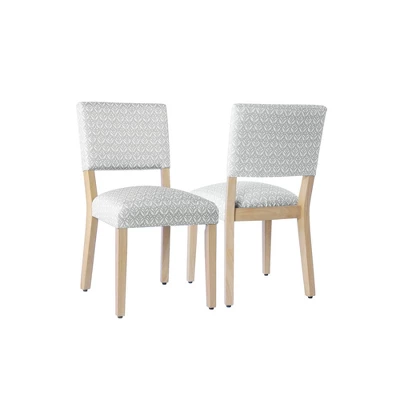 Set Of 2 Open Back Dining Chairs - HomePop 13 Set Of 2 Open Back Dining Chairs - HomePop - Image 13