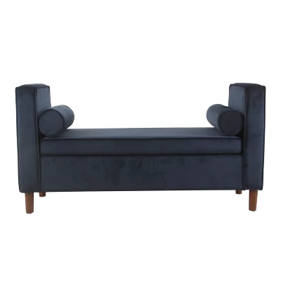 Rimo Velvet Storage Bench - Homepop 11 Rimo Velvet Storage Bench - Homepop - Image 11
