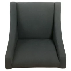 Modern Swoop Accent Chair With Nailhead Trim - Homepop -Chair Promotion Store GUEST 12e838e2 6a29 440a b7fa 5e43c17b0a00