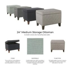 Medium Storage Ottoman - HomePop -Chair Promotion Store GUEST 14eb5bae ebb8 4969 8382 06121a5e149a