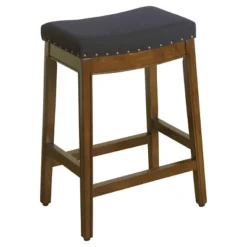 26" Blake Backless Counter Height Barstool With Nailheads - HomePop -Chair Promotion Store GUEST 1b9d2153 3eea 4c67 846c 26723f128010
