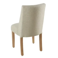 Marin Curved Back Dining Chair Stain Resistant Textured Linen - HomePop -Chair Promotion Store GUEST 1cf8810a 83a3 4a30 9465 43fdd1300e4e