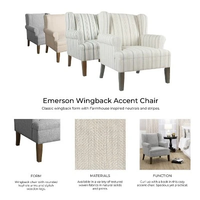 Emerson Rolled Arm Accent Chair - Homepop 9 Emerson Rolled Arm Accent Chair - Homepop - Image 9
