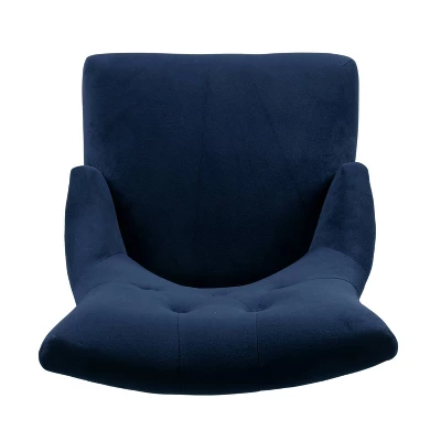 Tufted Accent Chair Blue - HomePop 10 Tufted Accent Chair Blue - HomePop - Image 10