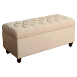 Ainsley Button Tufted Storage Bench - HomePop -Chair Promotion Store GUEST 254699d6 5cd5 451a 9651 f4aa61a75df9