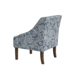 Classic Swoop Arm Chair Jacobean Print Denim - HomePop -Chair Promotion Store GUEST 271660b8 a193 4b69 b3bd d132108816ae