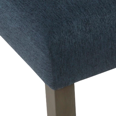 Set Of 2 Dinah Modern Dining Chairs Navy - HomePop 6 Set Of 2 Dinah Modern Dining Chairs Navy - HomePop - Image 6