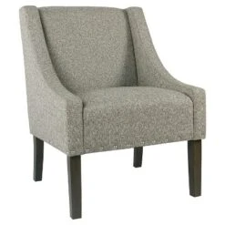 Modern Swoop Accent Chair With Nailhead Trim - Homepop -Chair Promotion Store GUEST 2a3c3813 55b5 48a4 9287 77faa5f91d80
