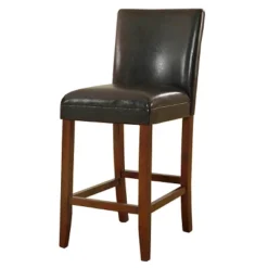 29" Faux Leather Barstool - HomePop 6 29" Faux Leather Barstool - HomePop -Chair Promotion Store GUEST 2ae6e6e0 4ee5 4a0d aae5 f3e017bad4ff