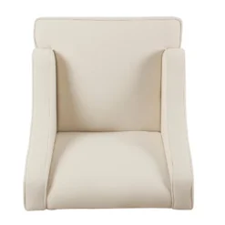 Classic Solid Swoop Arm Accent Chair - Homepop -Chair Promotion Store GUEST 3176110a 1bbb 47af 93df c949ac5146e4