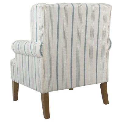 Emerson Rolled Arm Accent Chair - Homepop 2 Emerson Rolled Arm Accent Chair - Homepop - Image 2