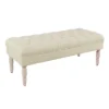Classic Tufted Medium Bench - HomePop