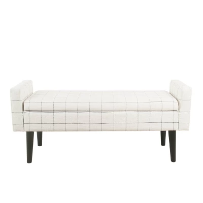 Fulton Storage Bench - Homepop 12 Fulton Storage Bench - Homepop - Image 12