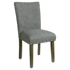 Set Of 2 Classic Parsons Chair With Nailhead Trim - Homepop -Chair Promotion Store GUEST 3de31ee4 61cd 4691 9381 35b2a0477022