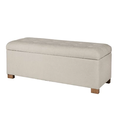 Classic Large Tufted Storage Bench - HomePop 11 Classic Large Tufted Storage Bench - HomePop - Image 11
