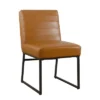 Channeled Metal Dining Chair - HomePop