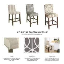 24" Curved Top Counter Height Barstool - HomePop 14 24" Curved Top Counter Height Barstool - HomePop -Chair Promotion Store GUEST 49bd4a94 d96f 4868 90f9 ca796fbdbb86