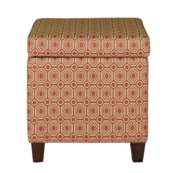 Sunshine Storage Cube Ottoman - Orange - HomePop -Chair Promotion Store GUEST 4ae71722 6a0d 42d6 9825 8c76d402fa3e