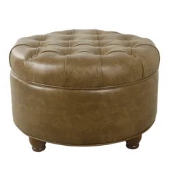 Large Tufted Round Storage Ottoman - HomePop -Chair Promotion Store GUEST 4eebb349 5336 4fbb a03e b4179c465289